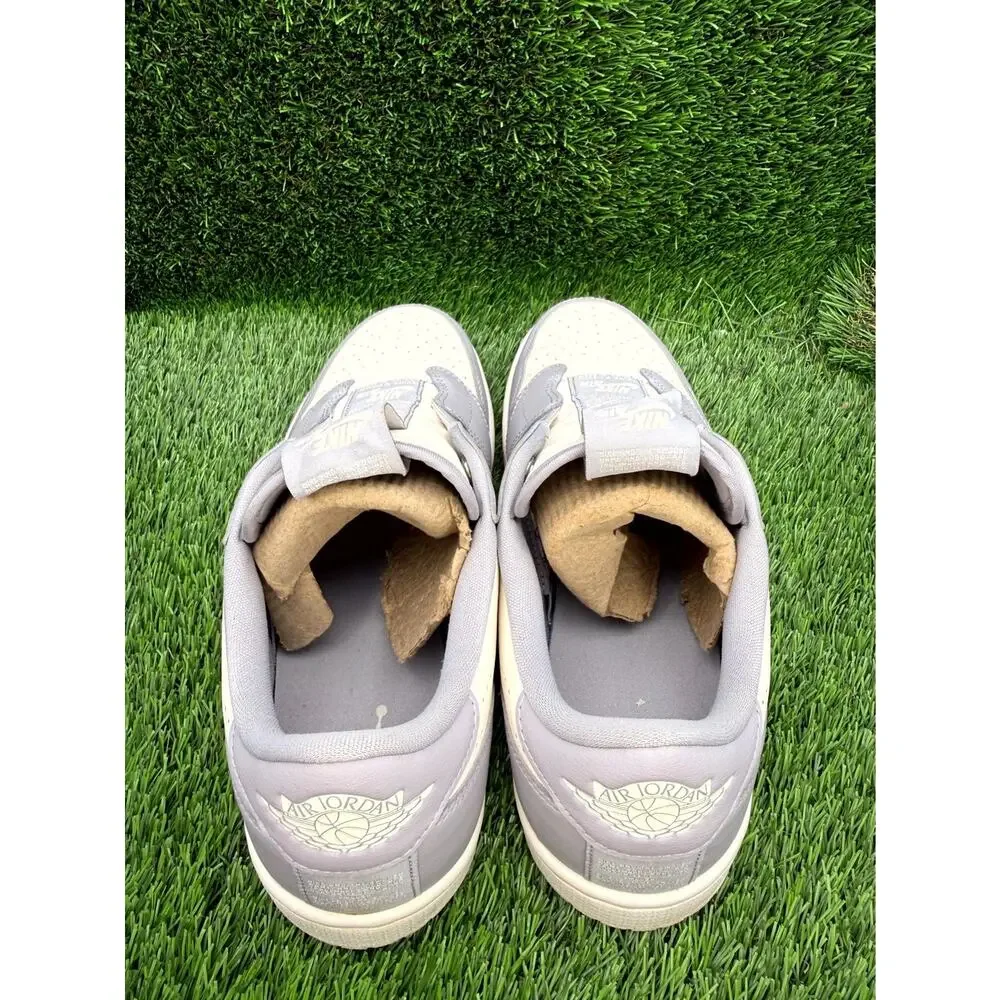 Nike Air Jordan 1 Retro Low AV3918-005 Athletic Sneaker Womens 11 White Leather